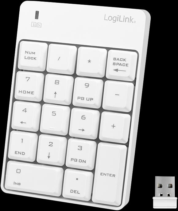 Produktbild LogiLink ID0186 (Nummernblock, Kabellos)