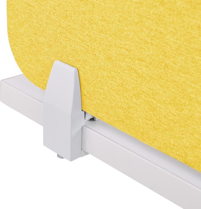 Produktbild Beliani Schreibtischtrennwand senfgelb 72 x 40 cm WALLY