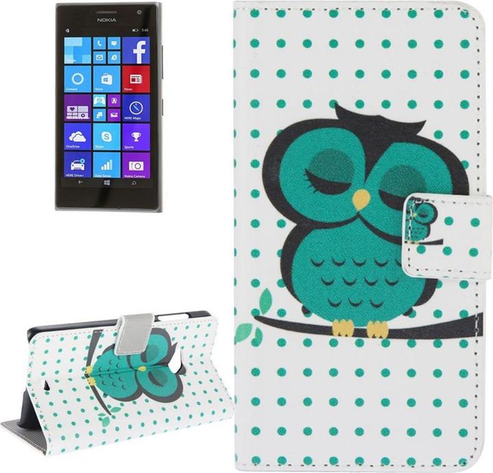 Actual product image König Design Mobile Phone Case Cover for Mobile Nokia Lumia 730 Fat Owl on Branch (Nokia Lumia 730)