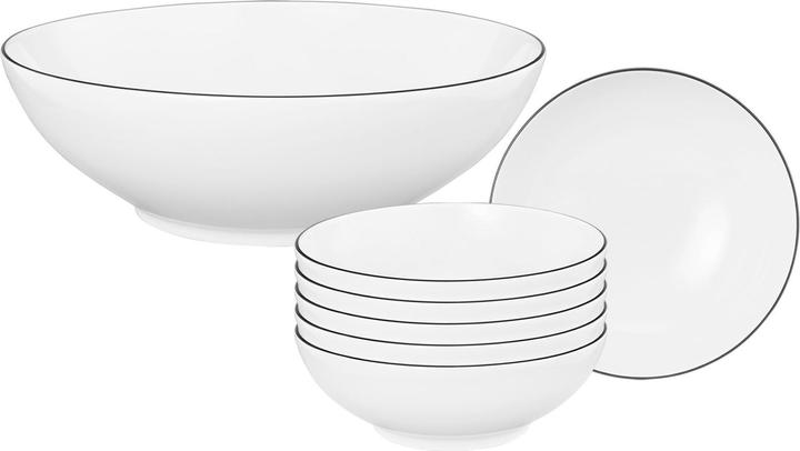 Image du produit Seltmann Lido Black Line Schüssel Set (1 cm, 7 x)