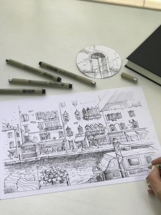 Actual product image Sakura Pigma Micron (Black, 6 x)
