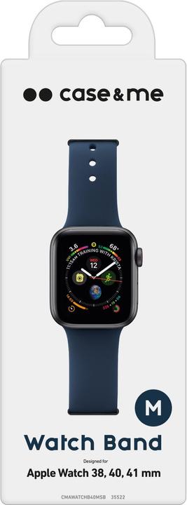 Actual product image Caseme M size band for Apple Watch 38/40/41mm (38 mm, 40 mm, 41 mm, Silicone)