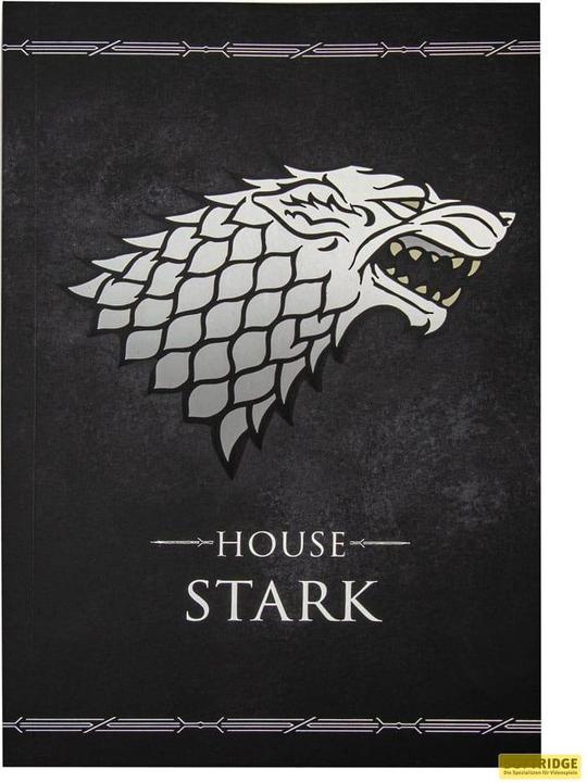 Actual product image Cinereplicas Game of Thrones carnet de notes House Stark (A5, Lined)