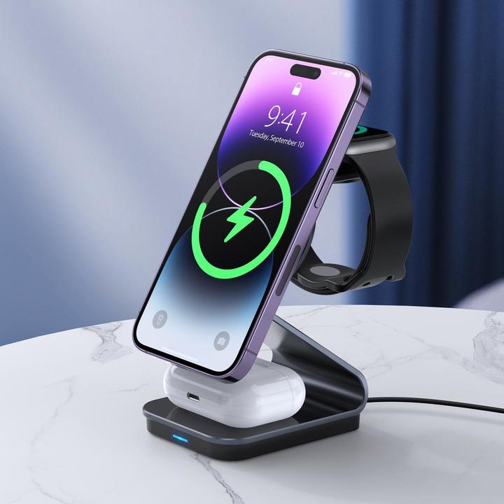 Produktbild Duzzona 3 in 1 MagSafe Ladestation (15 W)
