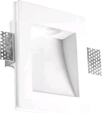 Produktbild V-TAC VT11009 GU10 Fitting Gips quadratisch weiss