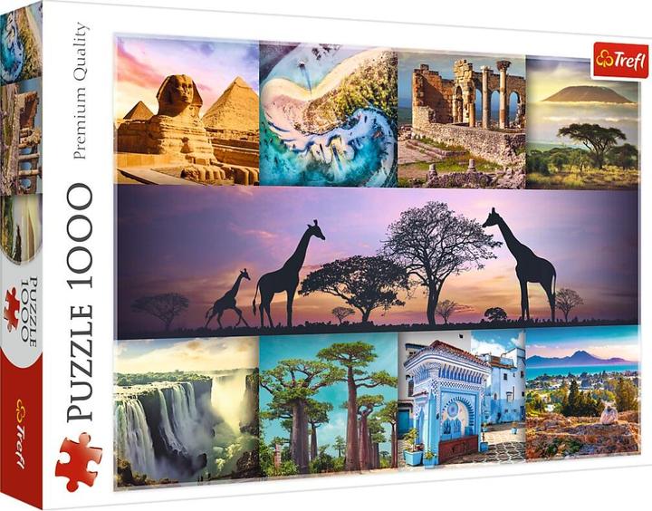 Actual product image Trefl Puzzle 1000 - Collage - Africa (1000 pieces)