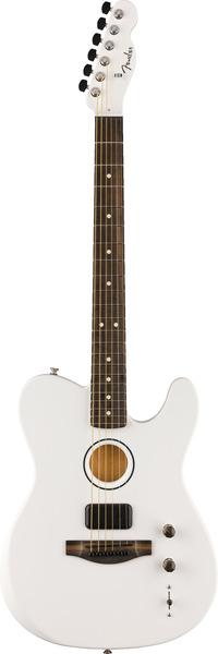Actual product image Fender FINNEAS American Acoustasonic Tele (Electric guitar, Body: Mahogany, Neck: Mahogany, Fingerboard: Ebony, Top: Solid spruce)