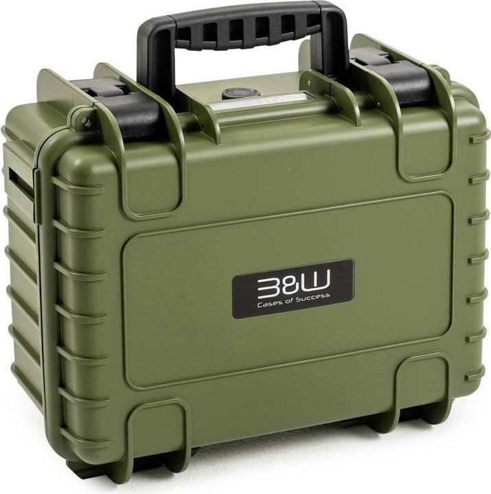Actual product image B&W International B&W DJI Air 3 Case Type 3000 brown green (Drone case, DJI Air 3)