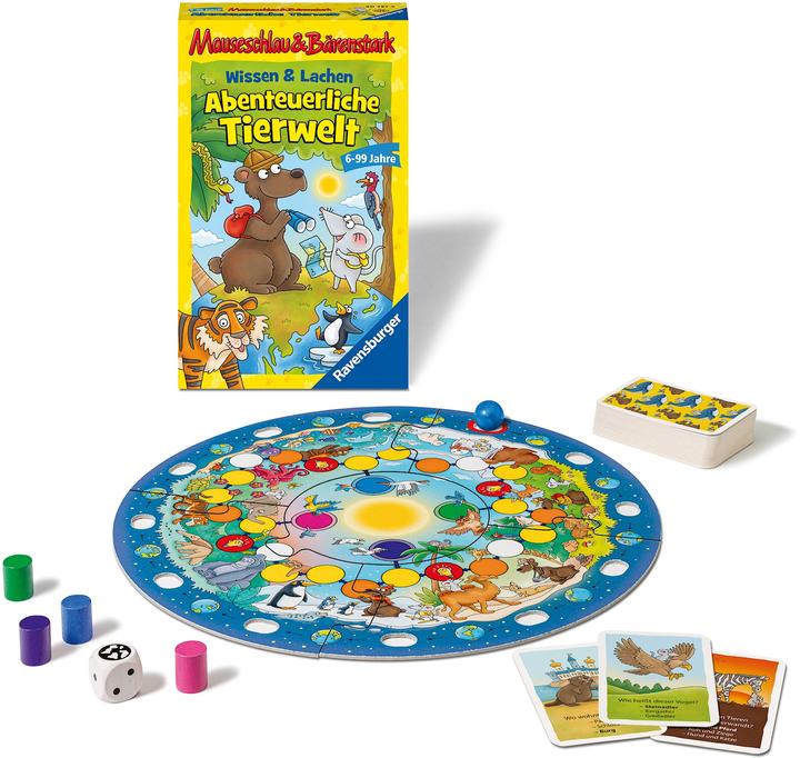 Produktbild Ravensburger Mauseschlau & Bärenstark Wissen und Lachen - Abenteuerliche Tierwelt (Deutsch)