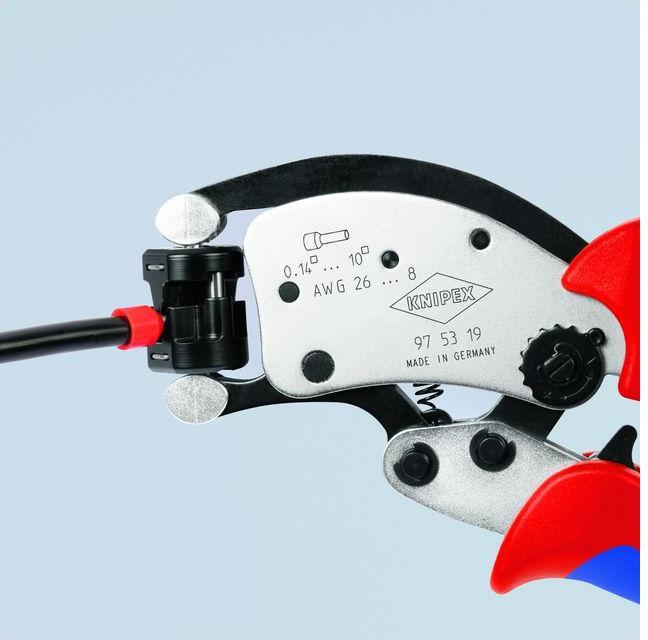 Actual product image Knipex Twistor16 Self-Adjus.Crimp.Pliers (200 mm)