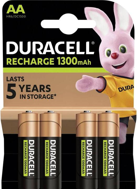 Duracell Recharge Plus (4 pcs., AA, 1300 mAh)