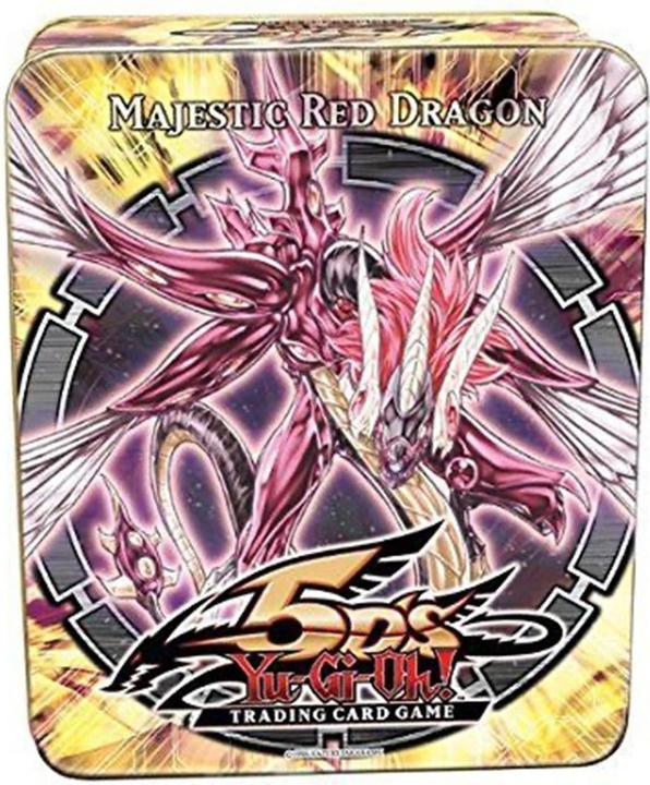 Actual product image Yu-Gi-Oh Majestic Red Dragon 2010 Tin Sealed -! (English, Booster display)