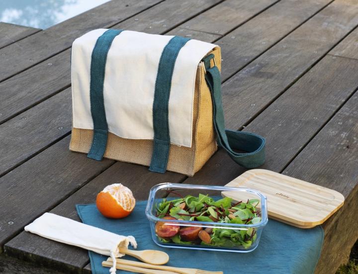 Immagine prodotto Pebbly Borsa a tracolla naturale, blu scuro 26x22x12cm