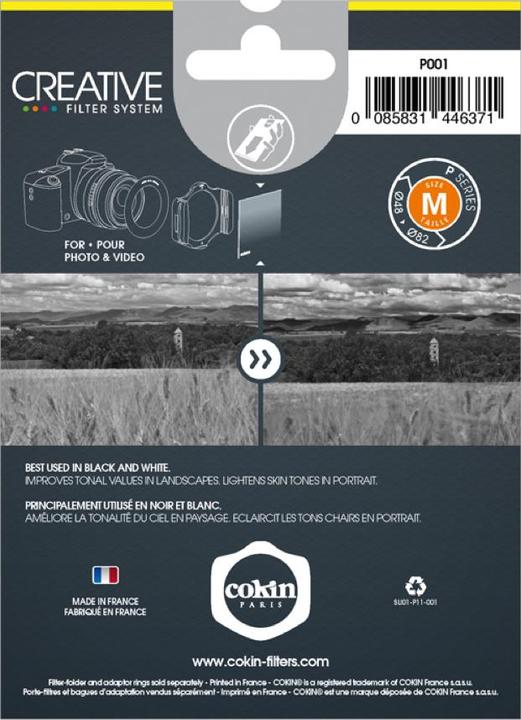 Actual product image Cokin Filter P001 (82 mm, Effect filter, 84 mm)