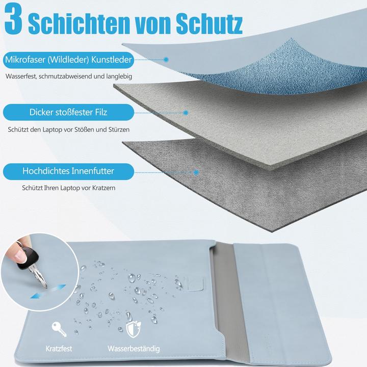 Produktbild Only-Bags.Store Laptoptasche Laptoptasche mit Standfunktion