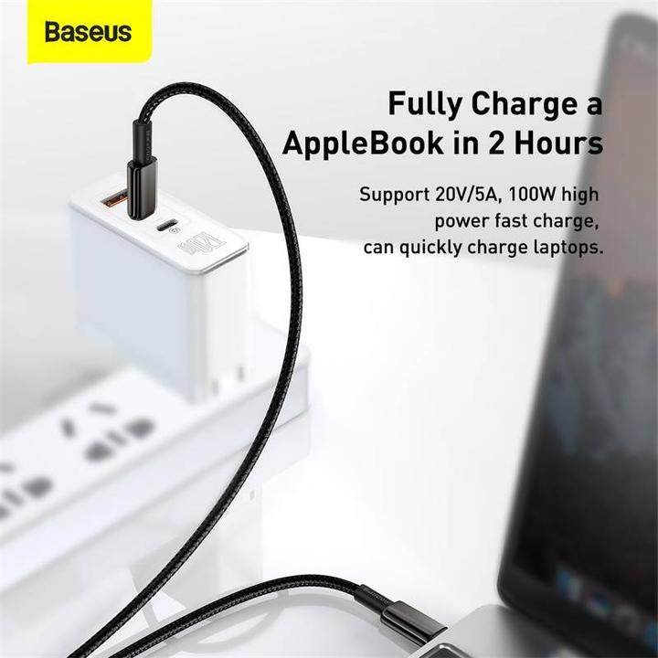 Produktbild Baseus USB C – USB C (1 m, USB 2.0, 100 W)