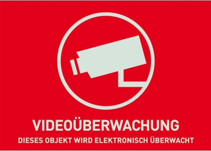 Image du produit Abus Warn Autocollant "Vidéosurveillance