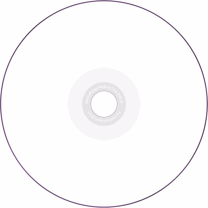 Produktbild MediaRange Medical Line DVD-R 4,7 GB, 16x, Full-surface-printable, 50er-Spindel (50 x)