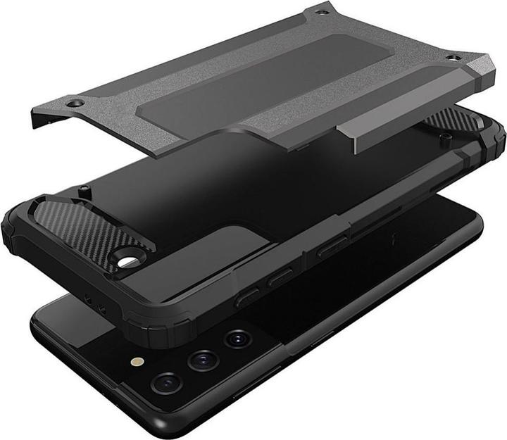 Image du produit Hurtel Hybrid Armor Case Tough Rugged Cover pour Samsung Galaxy S22 Ultra noir (Samsung Galaxy S22 Ultra)