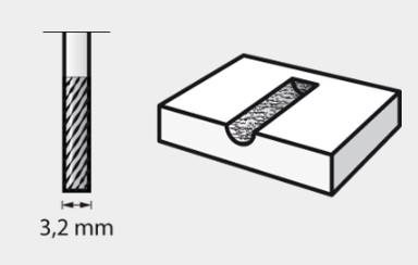 Produktbild Dremel Wolfram-Karbid-Fräser Ø 3,2 mm (1 Stück)