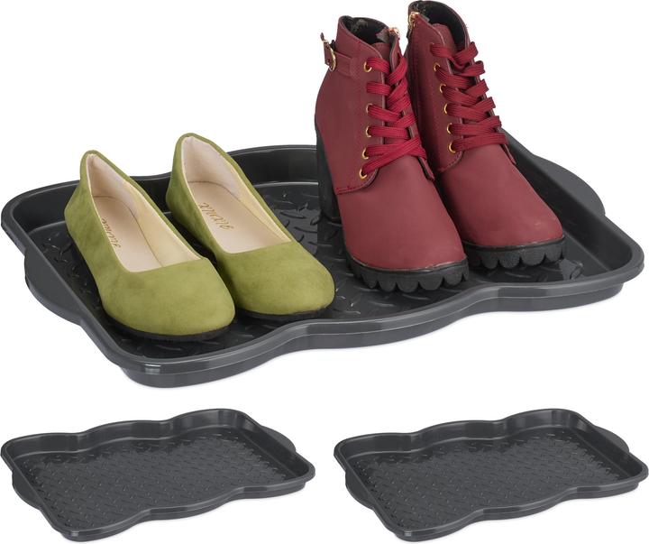 Actual product image Relaxdays Shoe drip tray (48 x 34 x 3 cm)