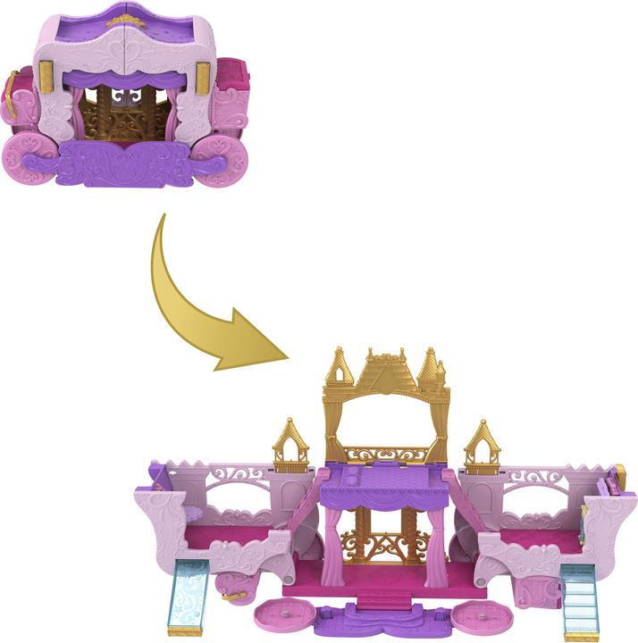 Produktbild Disney Princess Carriage To Castle Transforming Playset