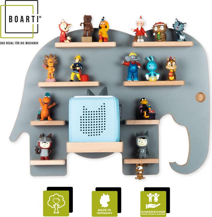 Actual product image VCM Shelf elephant children Toniebox Tonies