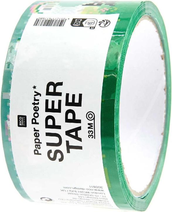 Produktbild Rico Design Paketklebeband Pixel, grün, 5 cm.300811 (50 mm)