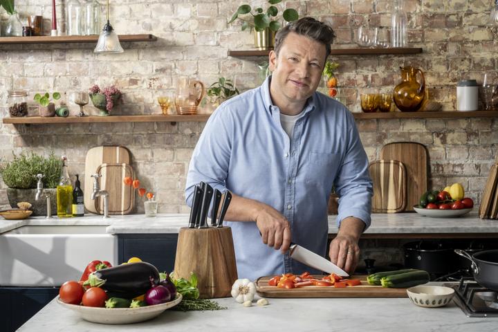 Produktbild Tefal Jamie Oliver by mittelgrosses Akazienholz-Schneidebrett 37,4 cm X 25,1cm X 2,2 cm