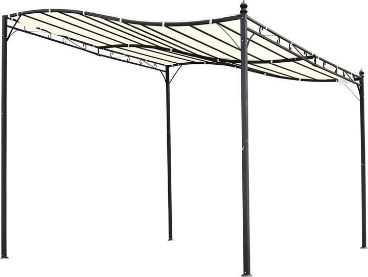 Produktbild Outsunny Gartenpavillon mit geschwungenem Dach (297 cm, 297 cm)