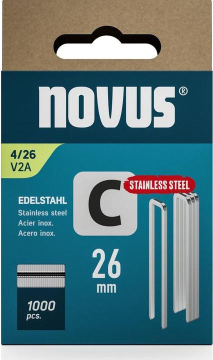 Immagine prodotto Novus Morsetti posteriori stretti C 4 26mm V2a