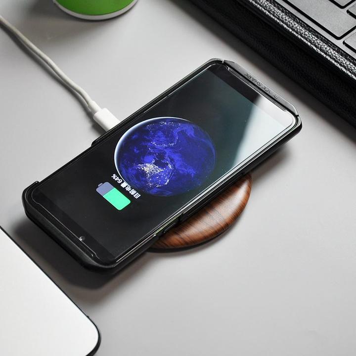 Immagine prodotto PhoneLook Stazione di ricarica senza filo Qi Chargeur wireless Look Bois per smartphone Walnut
