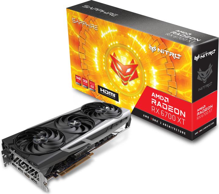 Image du produit Sapphire Nitro+ AMD Radeon RX 6700 XT (12 Go)