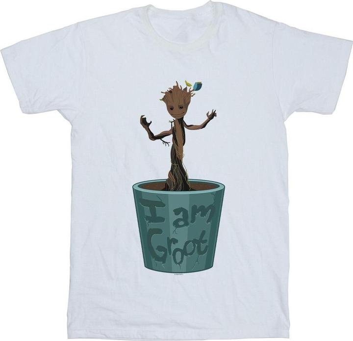 Image du produit - T-shirt GUARDIANS OF THE GALAXY GROOT FLOWER POT - Garçon (104)