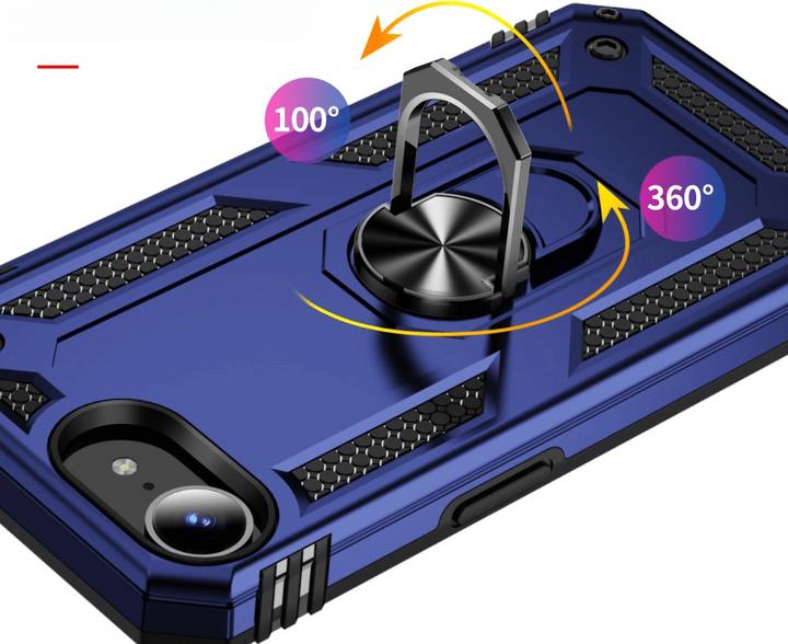 Actual product image Cover-Discount iPhone 16e - Robustes Back Cover mit Kickstand (Apple iPhone 16e)