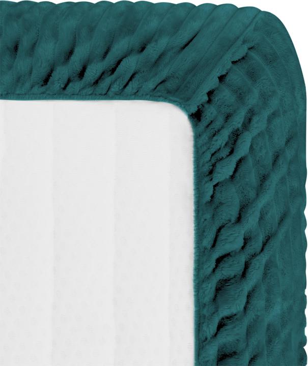 Actual product image Aspero Parana striped flannel fitted sheet - 9035 (140 x 200 cm)