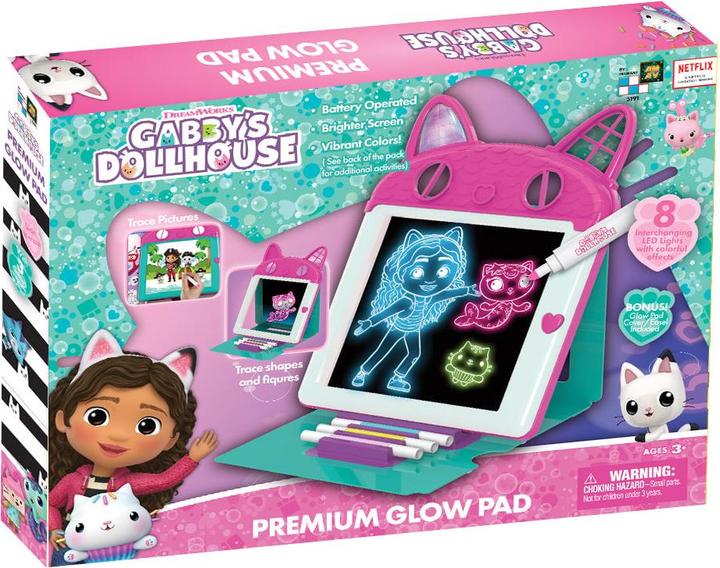 Actual product image Boti Gabby's Dollhouse Premium Glow Pad Drawing Board