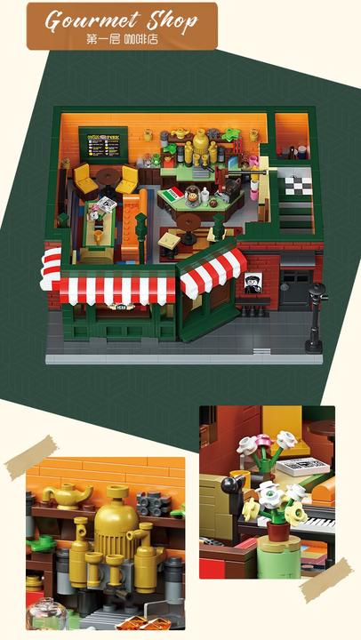 Produktbild Mould King Central Perk - Friends Cafe