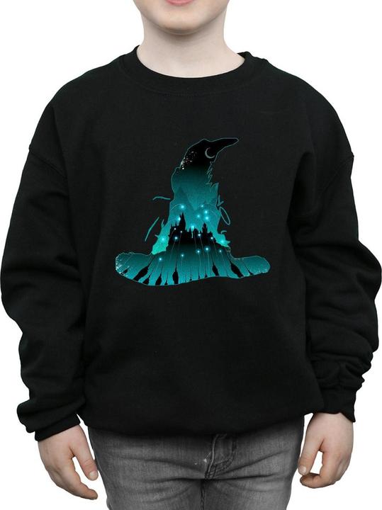 Immagine prodotto Hogwarts Silhouette Felpa Ragazzi (140, 146)