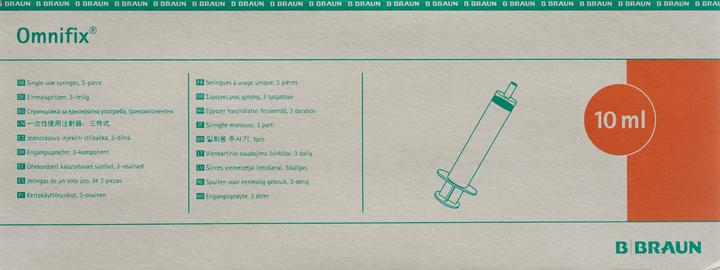 Actual product image B.Braun OMNIFIX 1xinj spr luer 10ml exzen 100