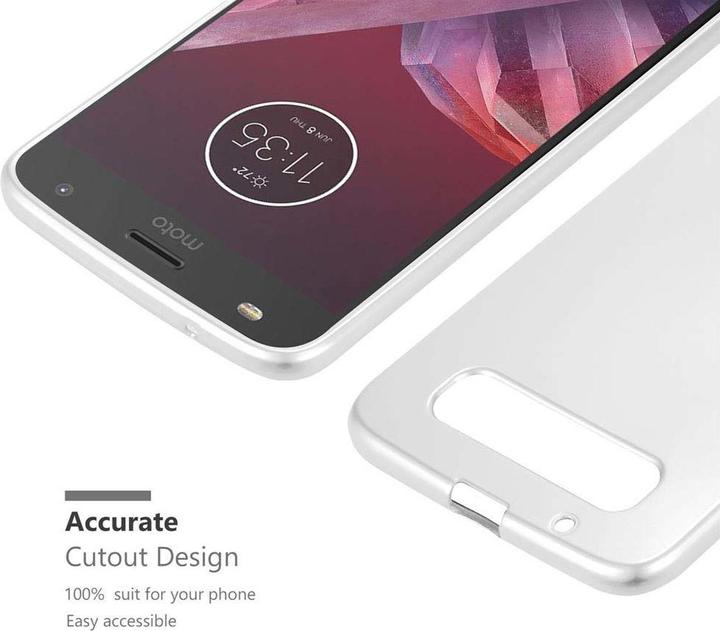 Image du produit Cadorabo Couverture métallique mate TPU (Motorola Moto Z2)