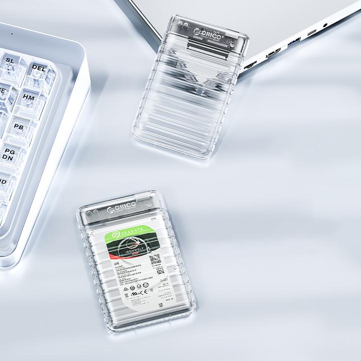 Immagine prodotto Orico 2139U3-V1 2,5" HDD/SSD USB Micro-B 5Gb/s Festplattenlaufwerk - Transparent (2.5")