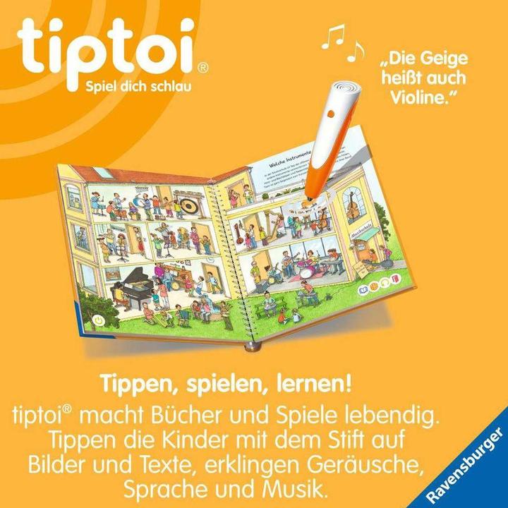 Produktbild tiptoi Wieso? Weshalb? Warum? Wir entdecken die Musik (Deutsch, Inka Friese, Guido Wandrey, 2023)