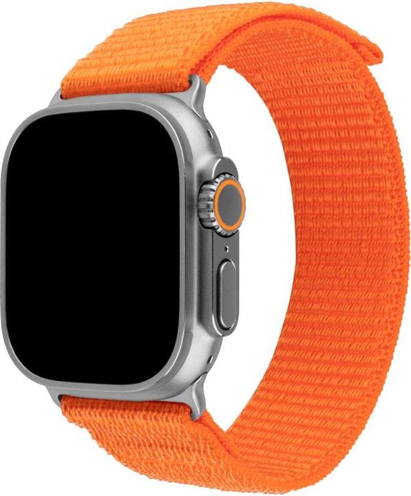 Fixed Apple Watch Ultra 49 mm Nylon bandje, oranje