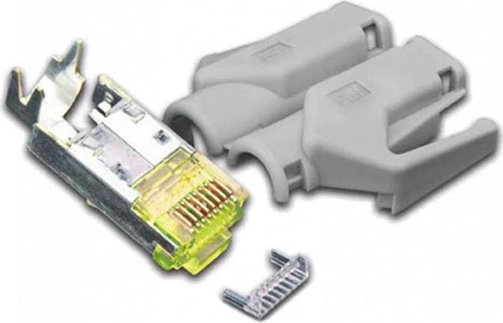 Image du produit Wirewin Connecteur RJ45 Hirose TM31 50 pièces, gris (Câble réseau Connecteur)