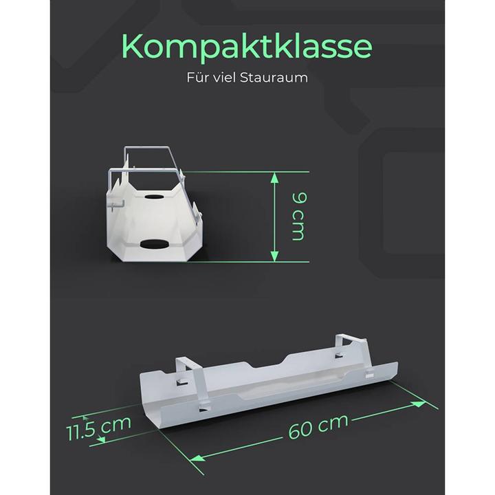 Produktbild Icy Box Kabelmanagementwanne (Kabeldurchlass, 61 cm)