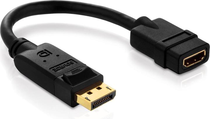 Actual product image Purelink PI155 DisplayPort closed (HDMI, 10 cm)
