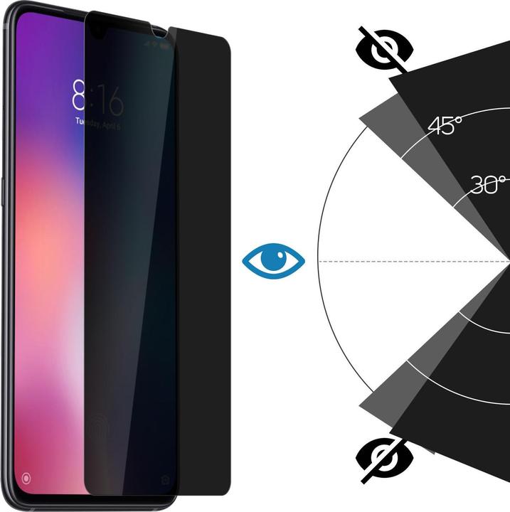 Produktbild Avizar Anti-Spy kratzfeste Displayschutzfolie (1 Stück, Xiaomi Mi 9)