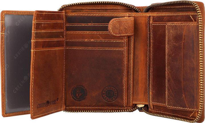 Produktbild Greenburry Vintage Sternzeichen Geldbörse Leder 10 cm