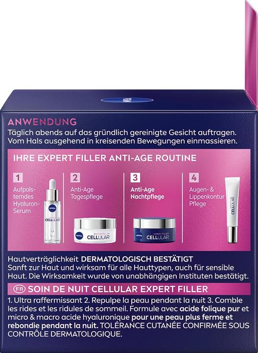 Image du produit NIVEA Soin de nuit Cellulaire Expert Combleur (50 ml, Crème de nuit)